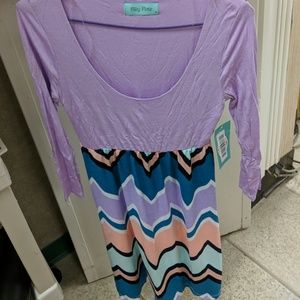Multicolored NWT dress size small